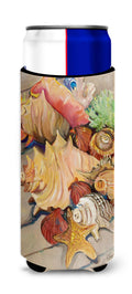 Shells Slim Can Hugger , Insulated Foam Hugger for 12 oz Slim Cans, Beer Bottles & Water Bottles, Printed in USA