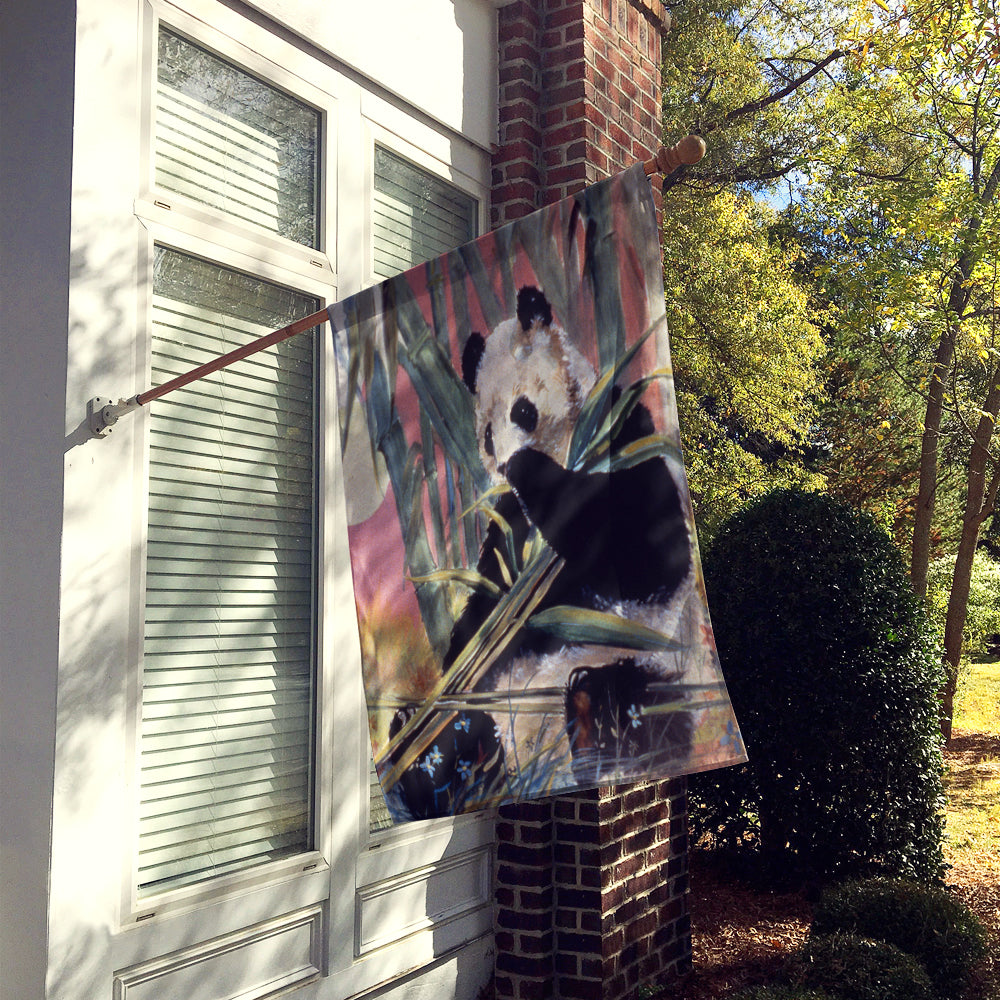 Giant Panda House Flag 28x40 Porch Sleeve Pole Decorative Outside Yard Banner Artwork Wall Hanging, Polyester