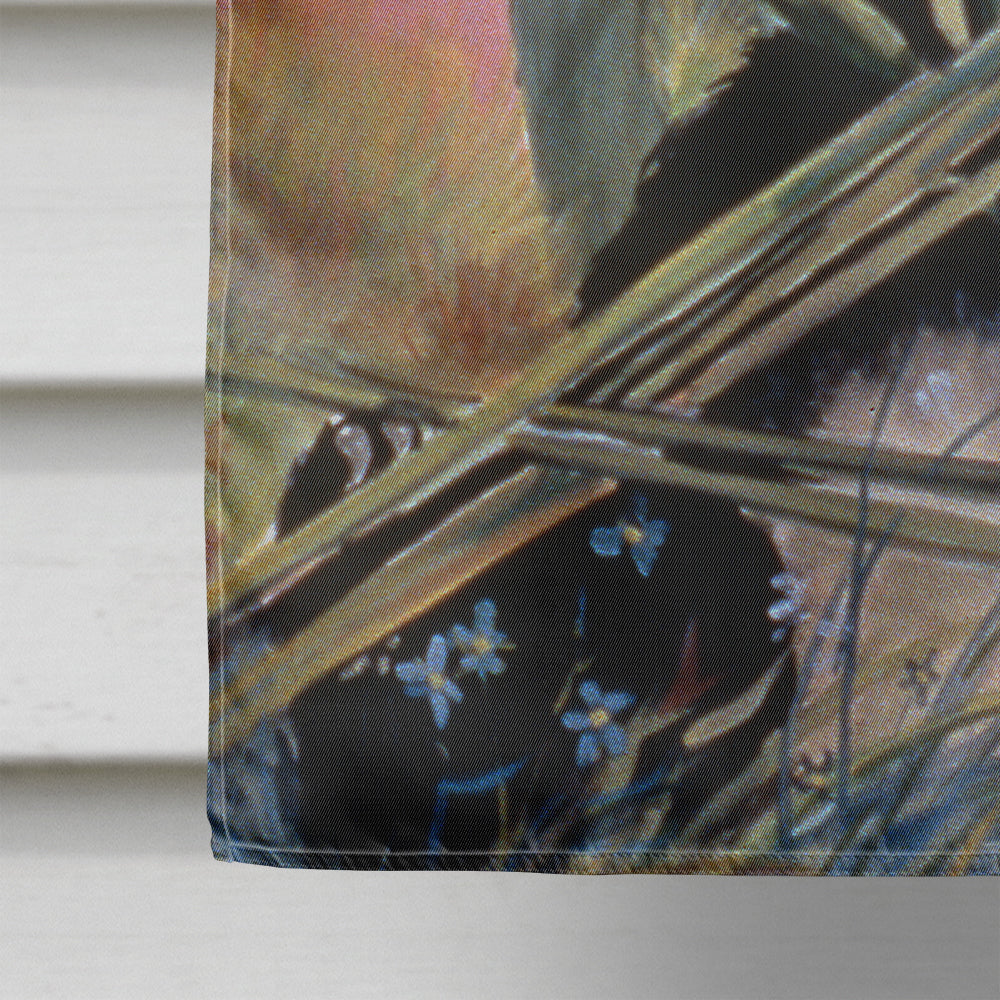 Giant Panda House Flag 28x40 Porch Sleeve Pole Decorative Outside Yard Banner Artwork Wall Hanging, Polyester