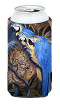 Parrots Tall Boy Hugger Can Cooler Sleeve Machine Washable Drink Collapsible Insulator Beverage Insulated Holder