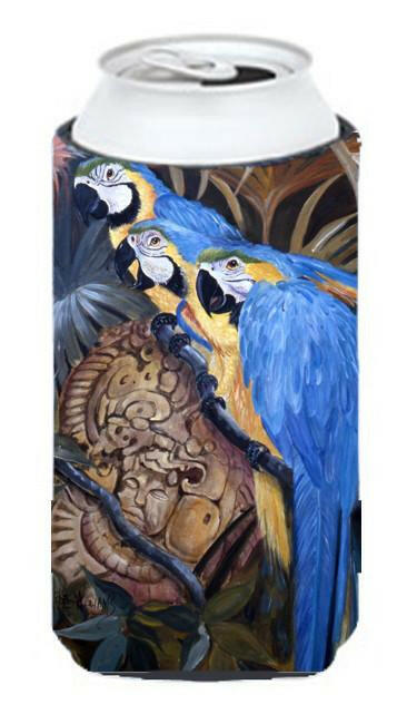 Parrots Tall Boy Hugger Can Cooler Sleeve Machine Washable Drink Collapsible Insulator Beverage Insulated Holder