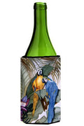 Parrots Wine Bottle Hugger Gift Sleeve for Standard 750 ml Bottles, Insulated Reusable Also Fits Mini Shot & Pint Bottles