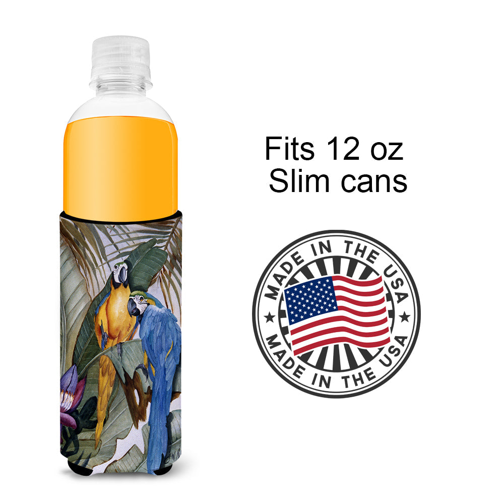 Parrots Slim Can Hugger , Insulated Foam Hugger for 12 oz Slim Cans, Beer Bottles & Water Bottles, Printed in USA