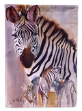 Zebras House Flag 28x40 Porch Sleeve Pole Decorative Outside Yard Banner Artwork Wall Hanging, Polyester