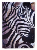 Zebra Head House Flag 28x40 Porch Sleeve Pole Decorative Outside Yard Banner Artwork Wall Hanging, Polyester