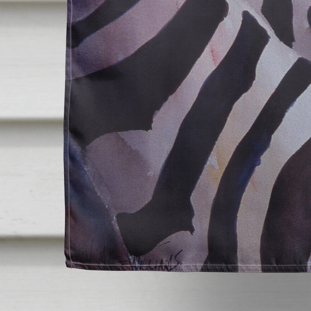Zebra Head House Flag 28x40 Porch Sleeve Pole Decorative Outside Yard Banner Artwork Wall Hanging, Polyester