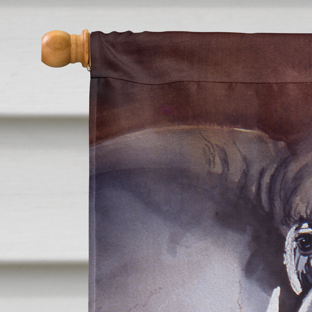 Elephant, Lions and more House Flag 28x40 Porch Sleeve Pole Decorative Outside Yard Banner Artwork Wall Hanging, Polyester