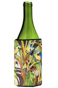 Parrots Wine Bottle Hugger Gift Sleeve for Standard 750 ml Bottles, Insulated Reusable Also Fits Mini Shot & Pint Bottles