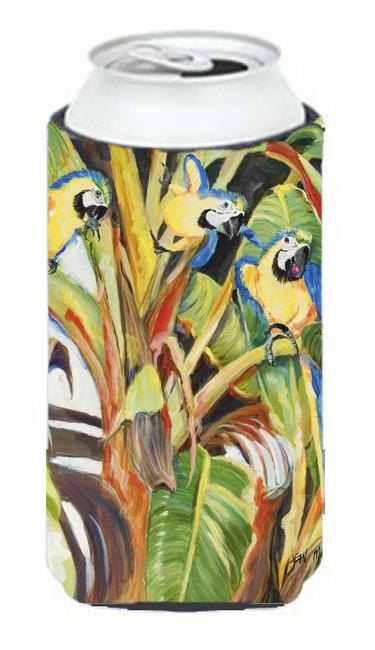 Parrots Tall Boy Hugger Can Cooler Sleeve Machine Washable Drink Collapsible Insulator Beverage Insulated Holder