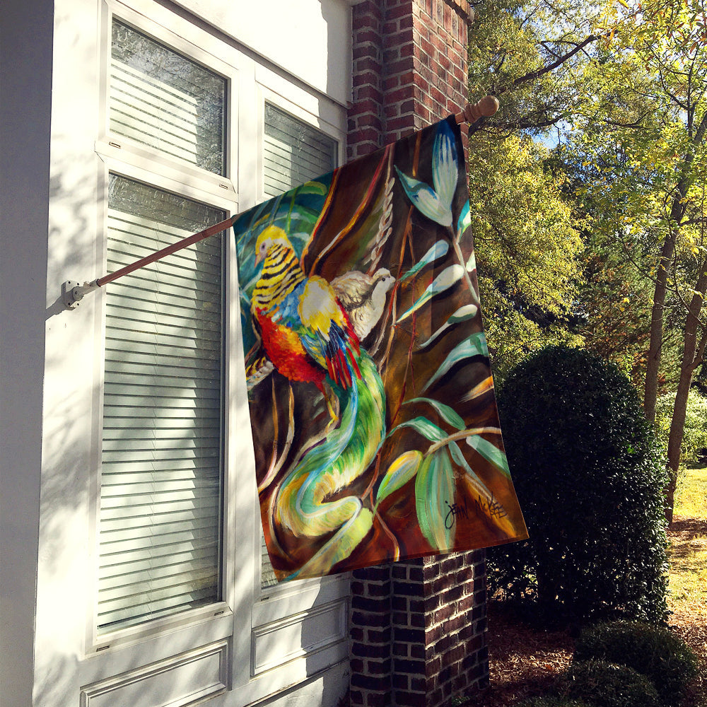 Mandarin Pheasant House Flag 28x40 Porch Sleeve Pole Decorative Outside Yard Banner Artwork Wall Hanging, Polyester