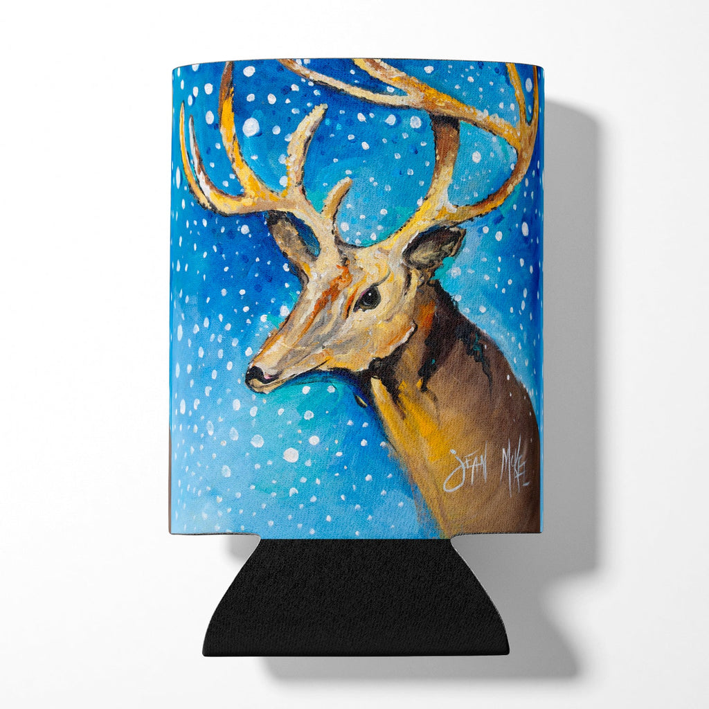Reindeer Can or Bottle Hugger Cooler Sleeve for Standard 12 oz Cans, Insulated Foam Beer & Soda Can Hugger Reusable