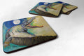 Alligator Foam Coasters Set of 4 Cup Coasters for Indoor Outdoor, Tabletop Protection, Anti Slip, Mouse pad Material