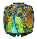 Peacock Compact Mirror Decorative Travel Makeup Mirror for Women Girls Gifts Pocket Makeup Mirror Folding Handheld