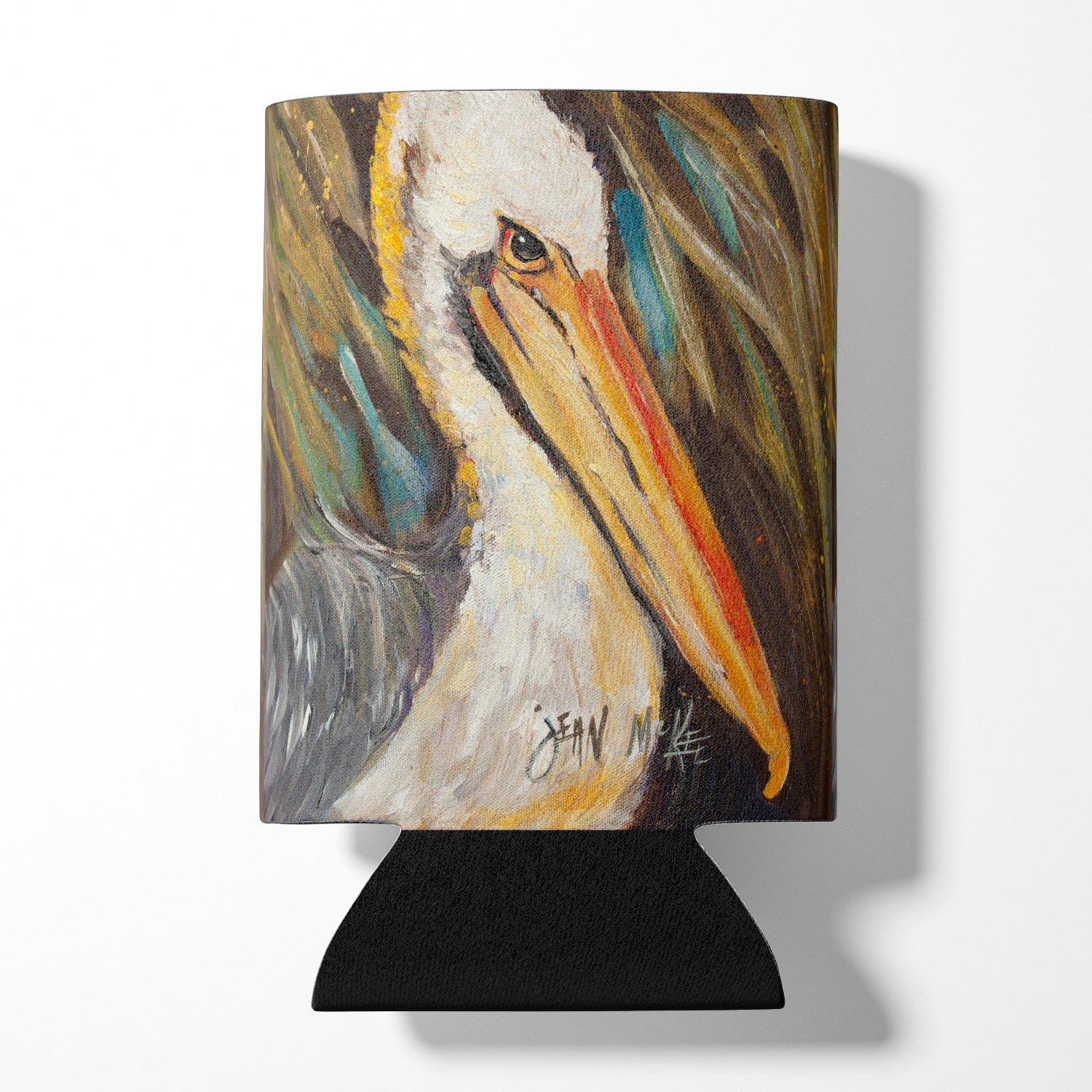Pelican lookin West Can or Bottle Hugger Cooler Sleeve for Standard 12 oz Cans, Insulated Foam Beer & Soda Can Hugger Reusable