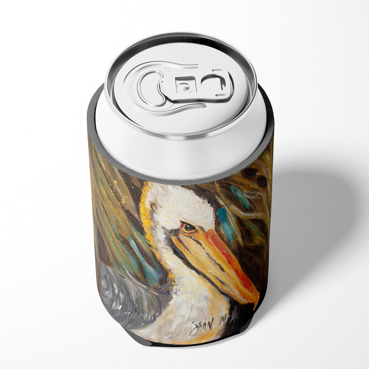Pelican lookin West Can or Bottle Hugger Cooler Sleeve for Standard 12 oz Cans, Insulated Foam Beer & Soda Can Hugger Reusable