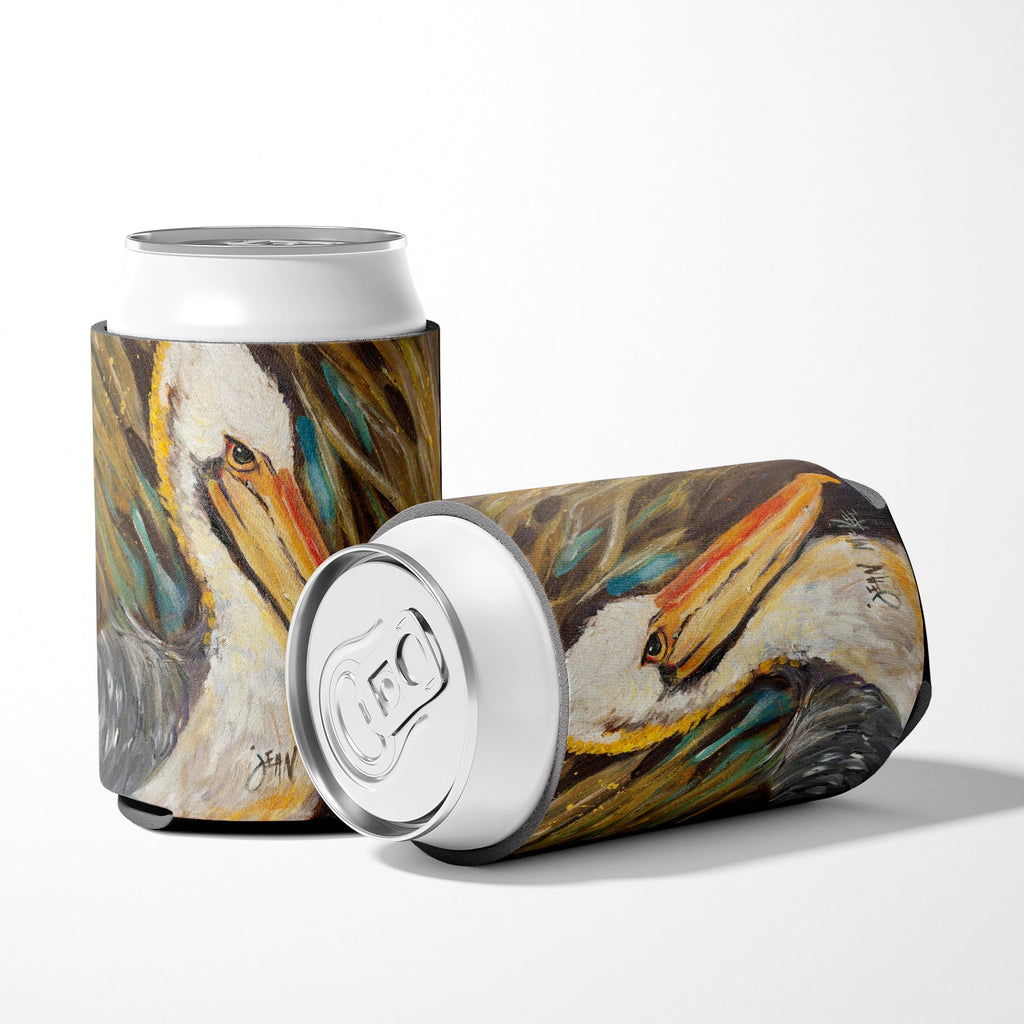 Pelican lookin West Can or Bottle Hugger Cooler Sleeve for Standard 12 oz Cans, Insulated Foam Beer & Soda Can Hugger Reusable