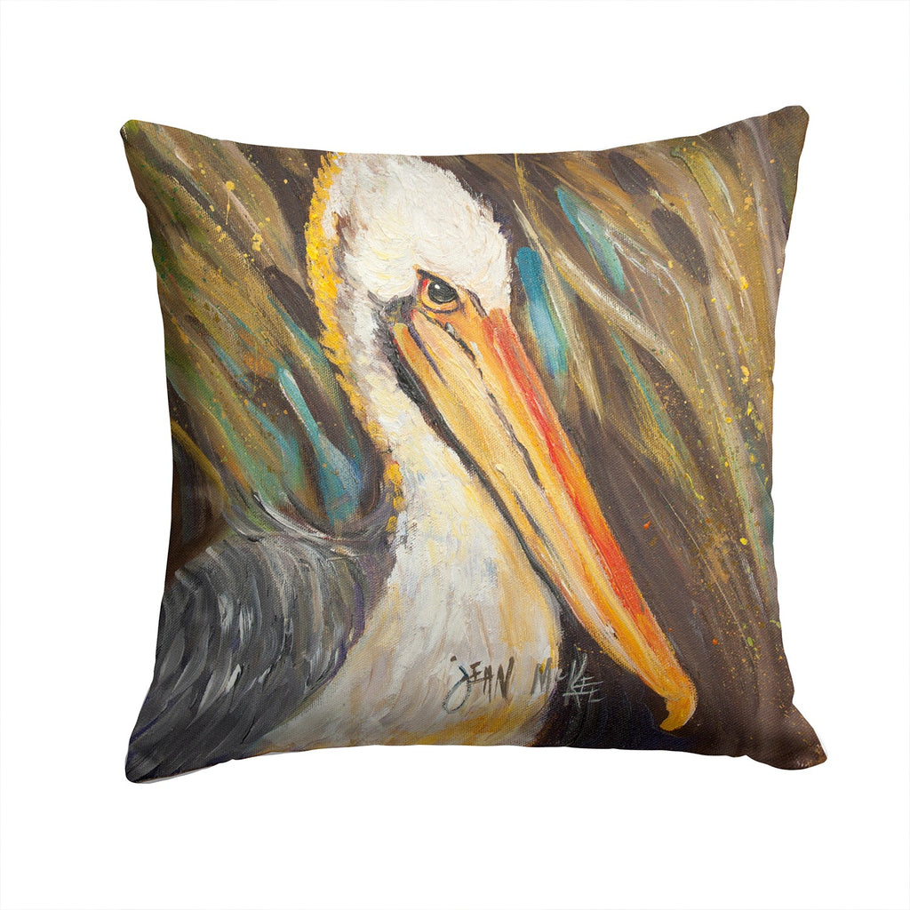 Pelican lookin West Decorative Throw Pillow 14x14 Indoor Outdoor Accent Cushion, Fabric Cover with Insert for Sofa, Bed, Porch & Living Room