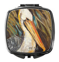 Pelican lookin West Compact Mirror Decorative Travel Makeup Mirror for Women Girls Gifts Pocket Makeup Mirror Folding Handheld