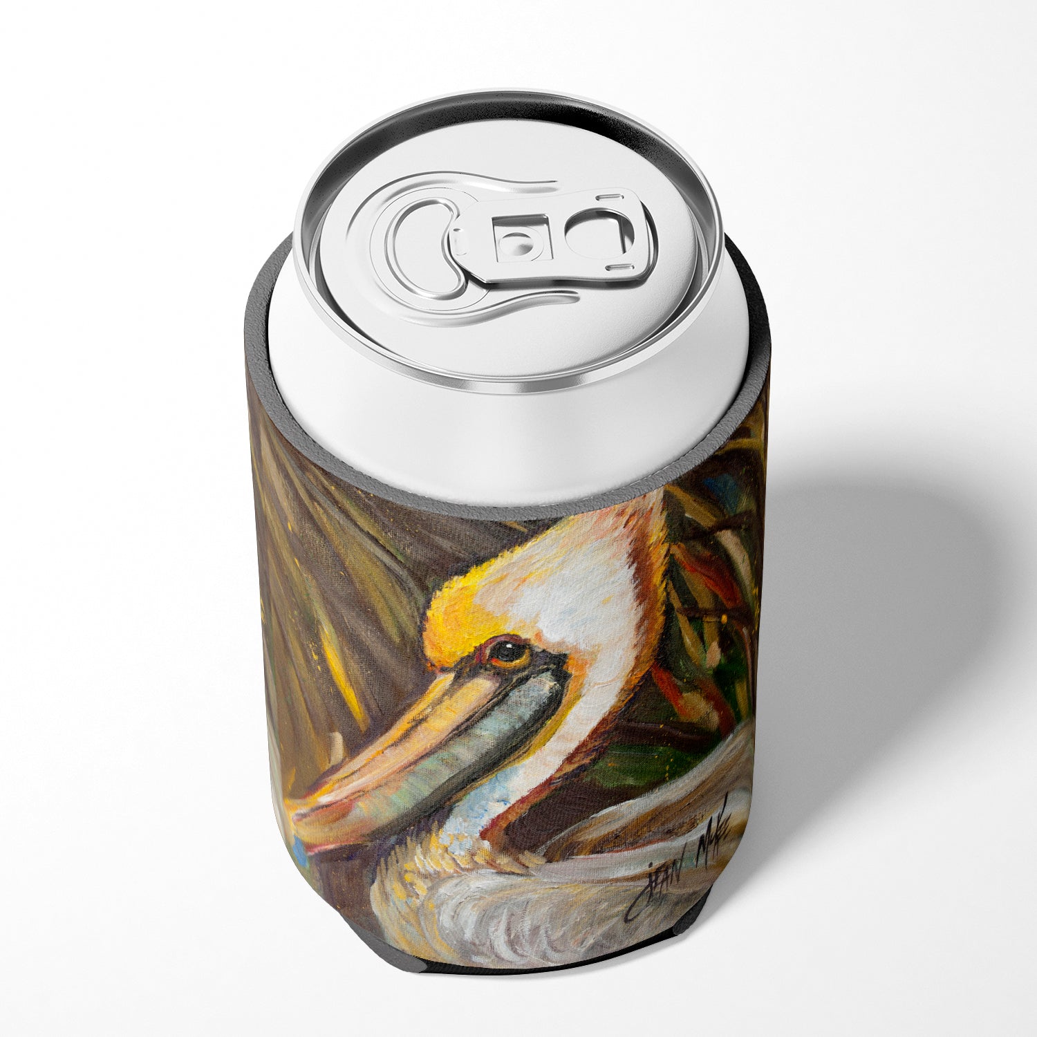 Pelican lookin East Can or Bottle Hugger Cooler Sleeve for Standard 12 oz Cans, Insulated Foam Beer & Soda Can Hugger Reusable
