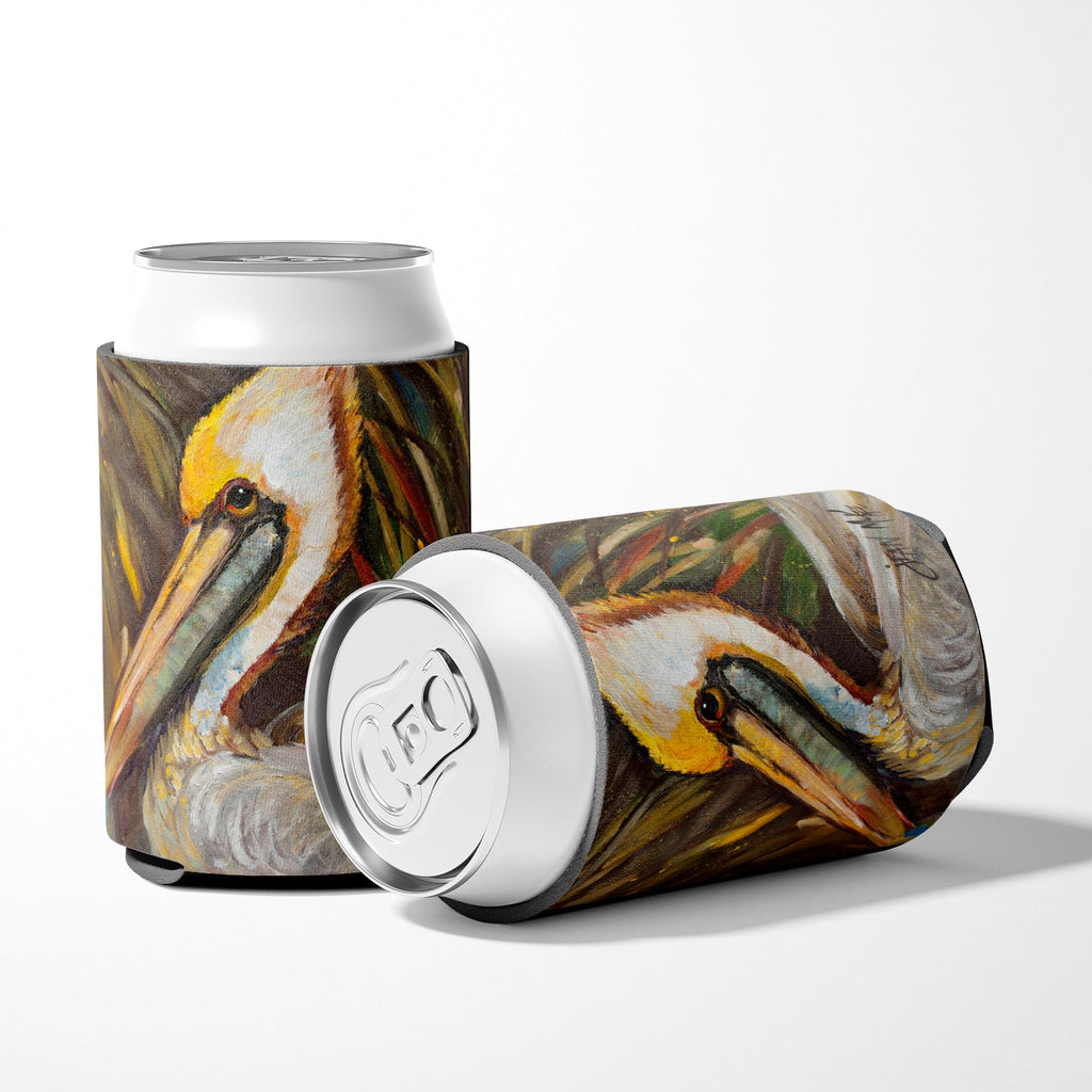 Pelican lookin East Can or Bottle Hugger Cooler Sleeve for Standard 12 oz Cans, Insulated Foam Beer & Soda Can Hugger Reusable