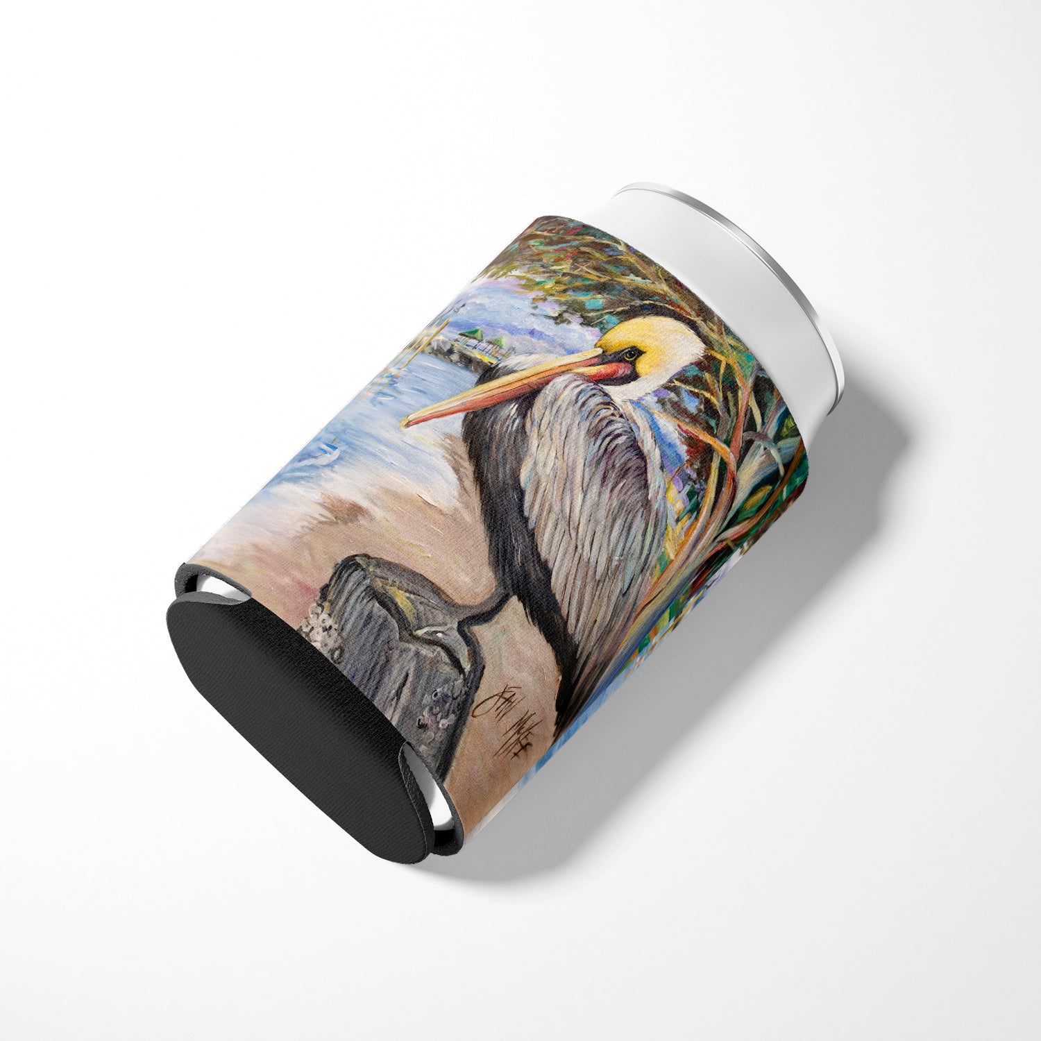 Pelican Bay Can or Bottle Hugger Cooler Sleeve for Standard 12 oz Cans, Insulated Foam Beer & Soda Can Hugger Reusable