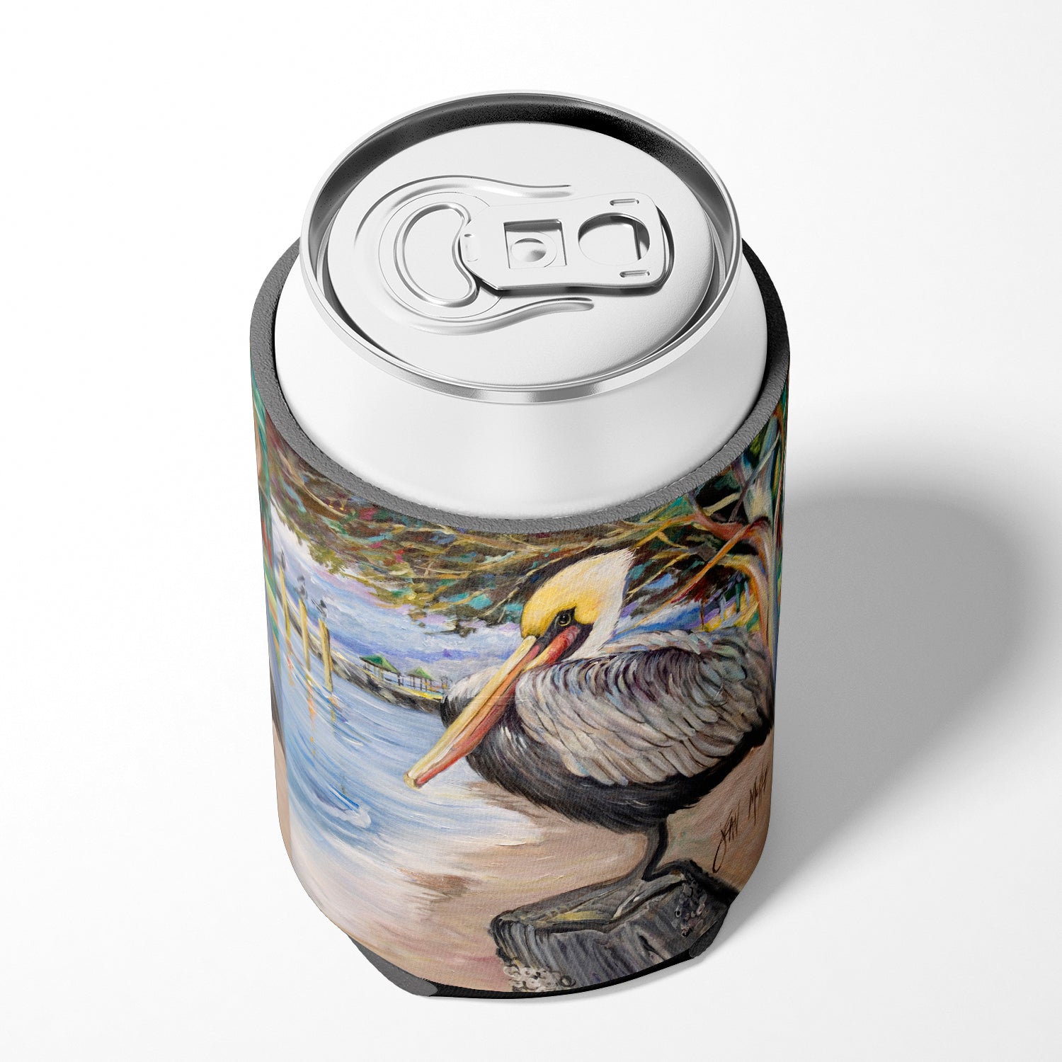Pelican Bay Can or Bottle Hugger Cooler Sleeve for Standard 12 oz Cans, Insulated Foam Beer & Soda Can Hugger Reusable