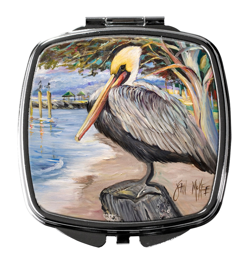 Pelican Bay Compact Mirror Decorative Travel Makeup Mirror for Women Girls Gifts Pocket Makeup Mirror Folding Handheld