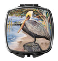 Pelican Bay Compact Mirror Decorative Travel Makeup Mirror for Women Girls Gifts Pocket Makeup Mirror Folding Handheld