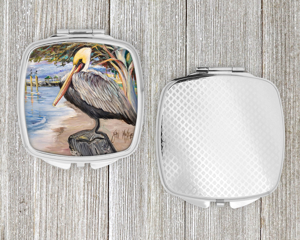 Pelican Bay Compact Mirror Decorative Travel Makeup Mirror for Women Girls Gifts Pocket Makeup Mirror Folding Handheld