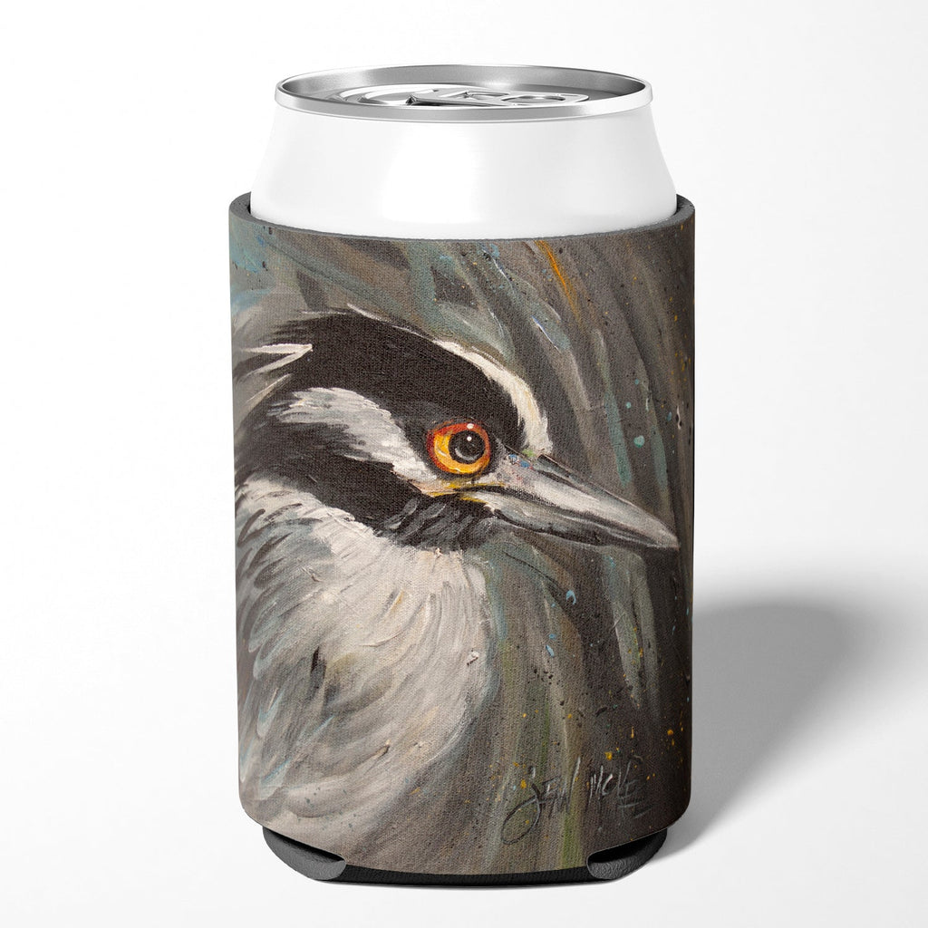 Night Heron Can or Bottle Hugger Cooler Sleeve for Standard 12 oz Cans, Insulated Foam Beer & Soda Can Hugger Reusable