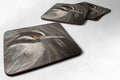 Night Heron Foam Coasters Set of 4 Cup Coasters for Indoor Outdoor, Tabletop Protection, Anti Slip, Mouse pad Material