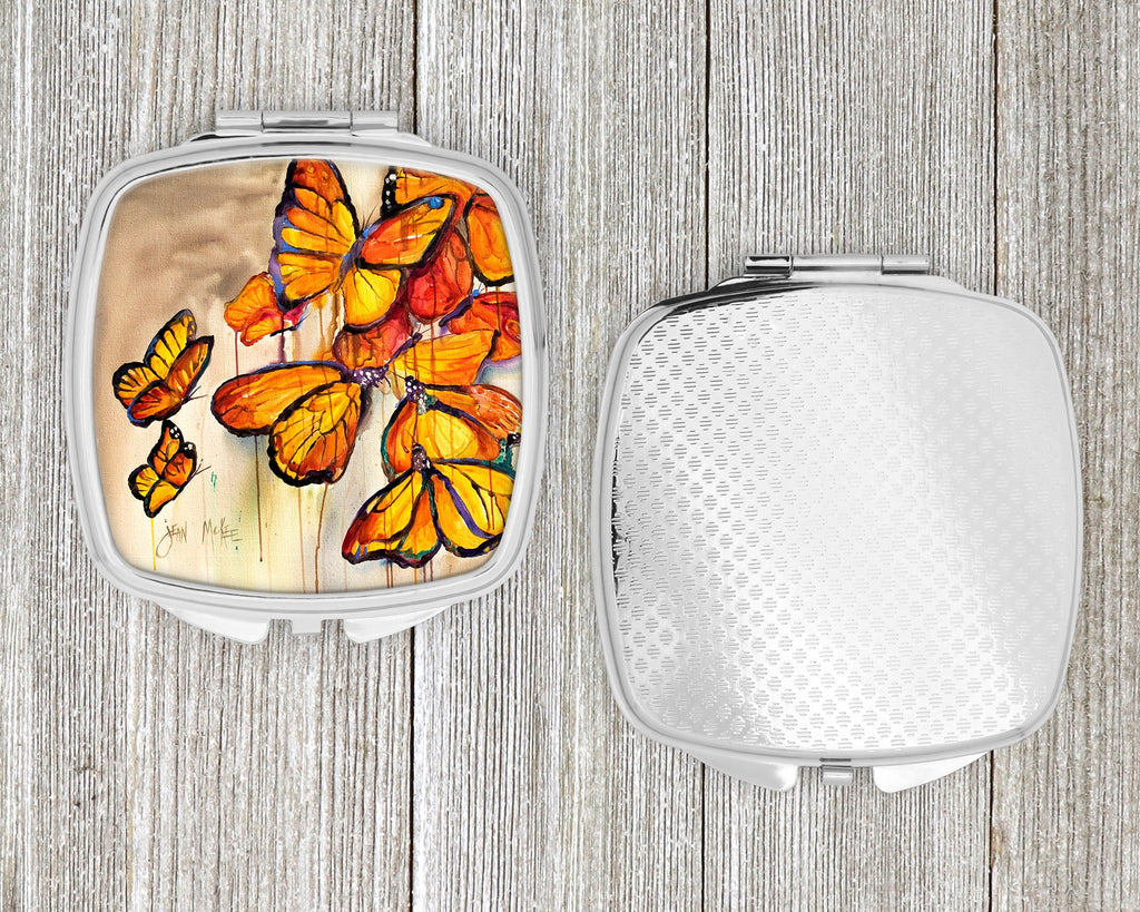 Butterflies Compact Mirror Decorative Travel Makeup Mirror for Women Girls Gifts Pocket Makeup Mirror Folding Handheld