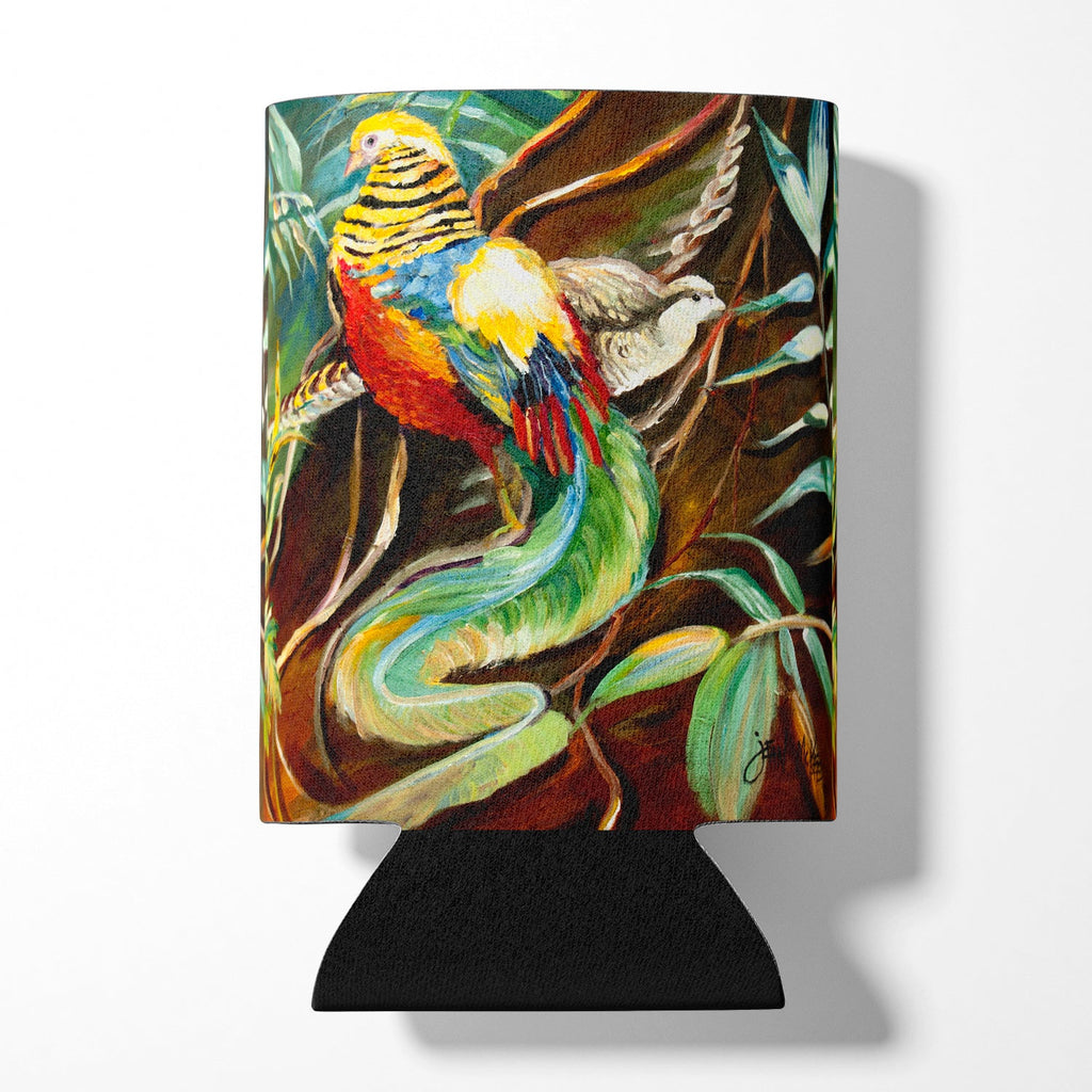 Mandarin Pheasant Can or Bottle Hugger Cooler Sleeve for Standard 12 oz Cans, Insulated Foam Beer & Soda Can Hugger Reusable