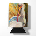 White Ibis Can or Bottle Hugger Cooler Sleeve for Standard 12 oz Cans, Insulated Foam Beer & Soda Can Hugger Reusable