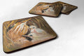Happy Family Foam Coasters Set of 4 Cup Coasters for Indoor Outdoor, Tabletop Protection, Anti Slip, Mouse pad Material
