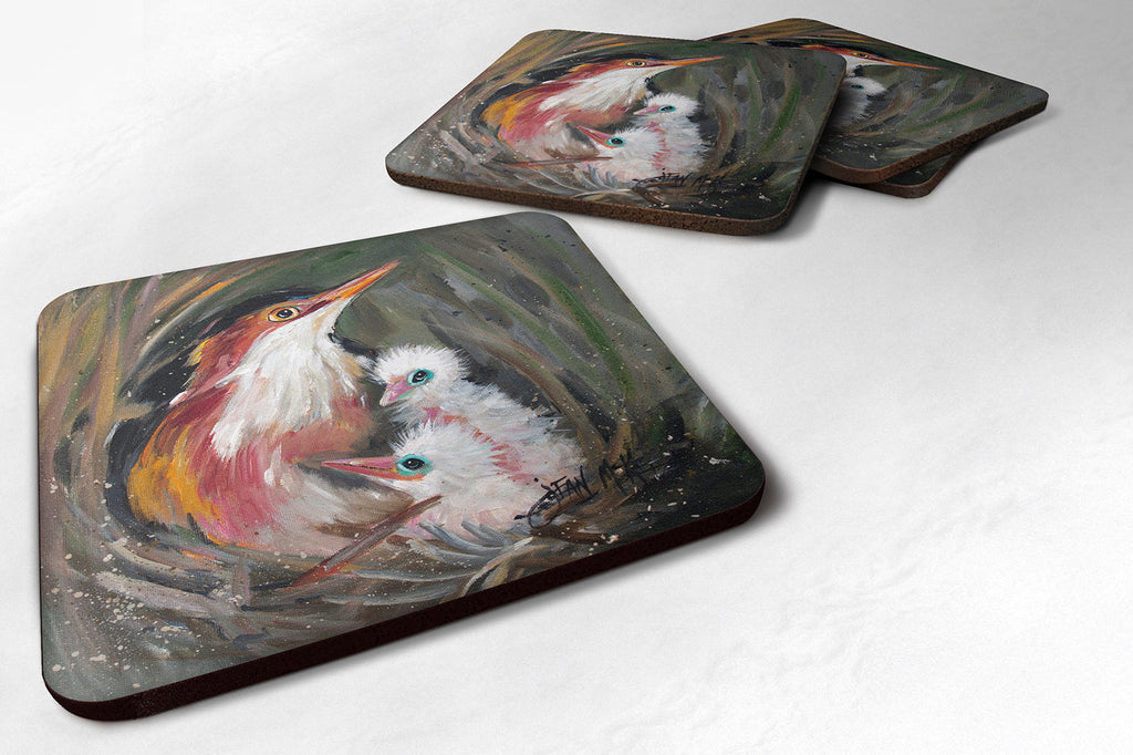 Happy Family Foam Coasters Set of 4 Cup Coasters for Indoor Outdoor, Tabletop Protection, Anti Slip, Mouse pad Material