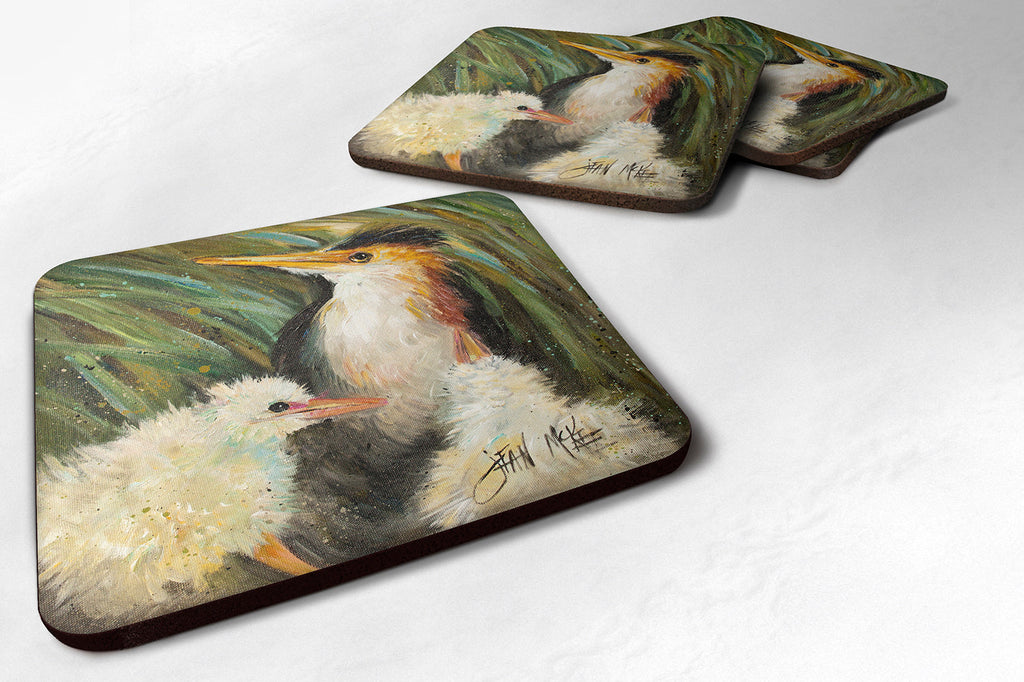 Happy Family Foam Coasters Set of 4 Cup Coasters for Indoor Outdoor, Tabletop Protection, Anti Slip, Mouse pad Material