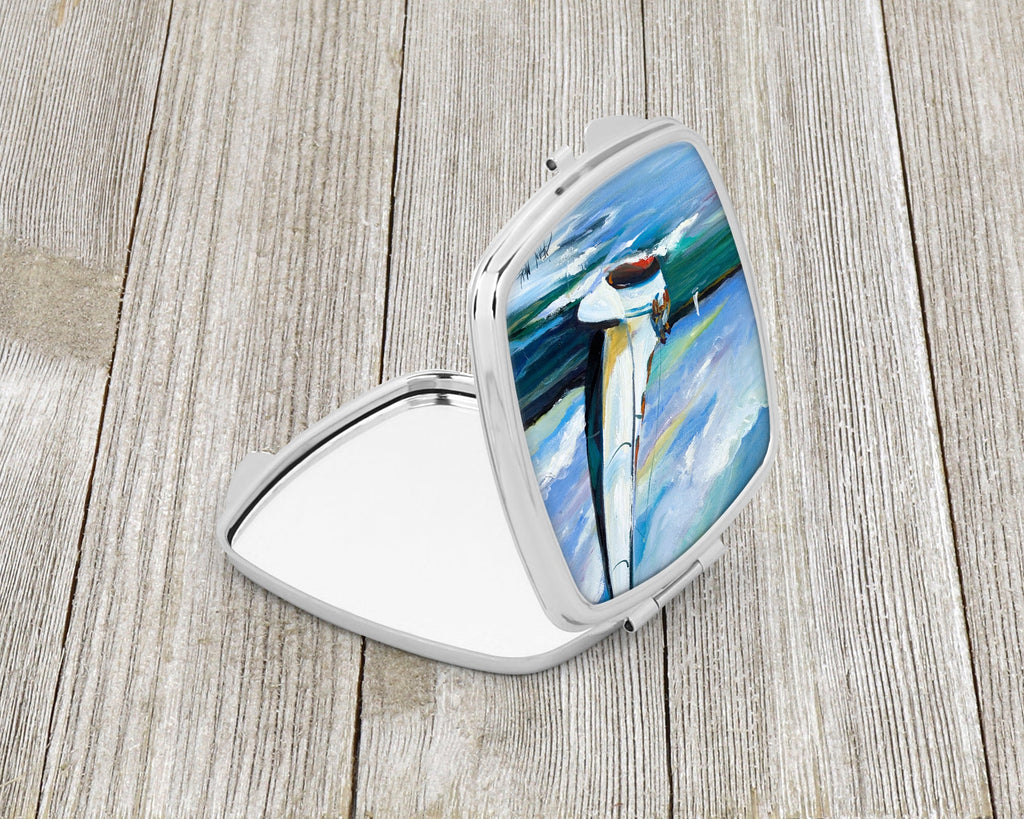 Two and a Sailboat Compact Mirror Decorative Travel Makeup Mirror for Women Girls Gifts Pocket Makeup Mirror Folding Handheld