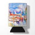 Runaway Sailboats Can or Bottle Hugger Cooler Sleeve for Standard 12 oz Cans, Insulated Foam Beer & Soda Can Hugger Reusable