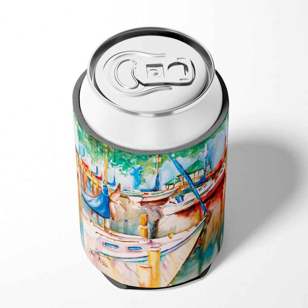 Gazebo and Sailboats Can or Bottle Hugger Cooler Sleeve for Standard 12 oz Cans, Insulated Foam Beer & Soda Can Hugger Reusable