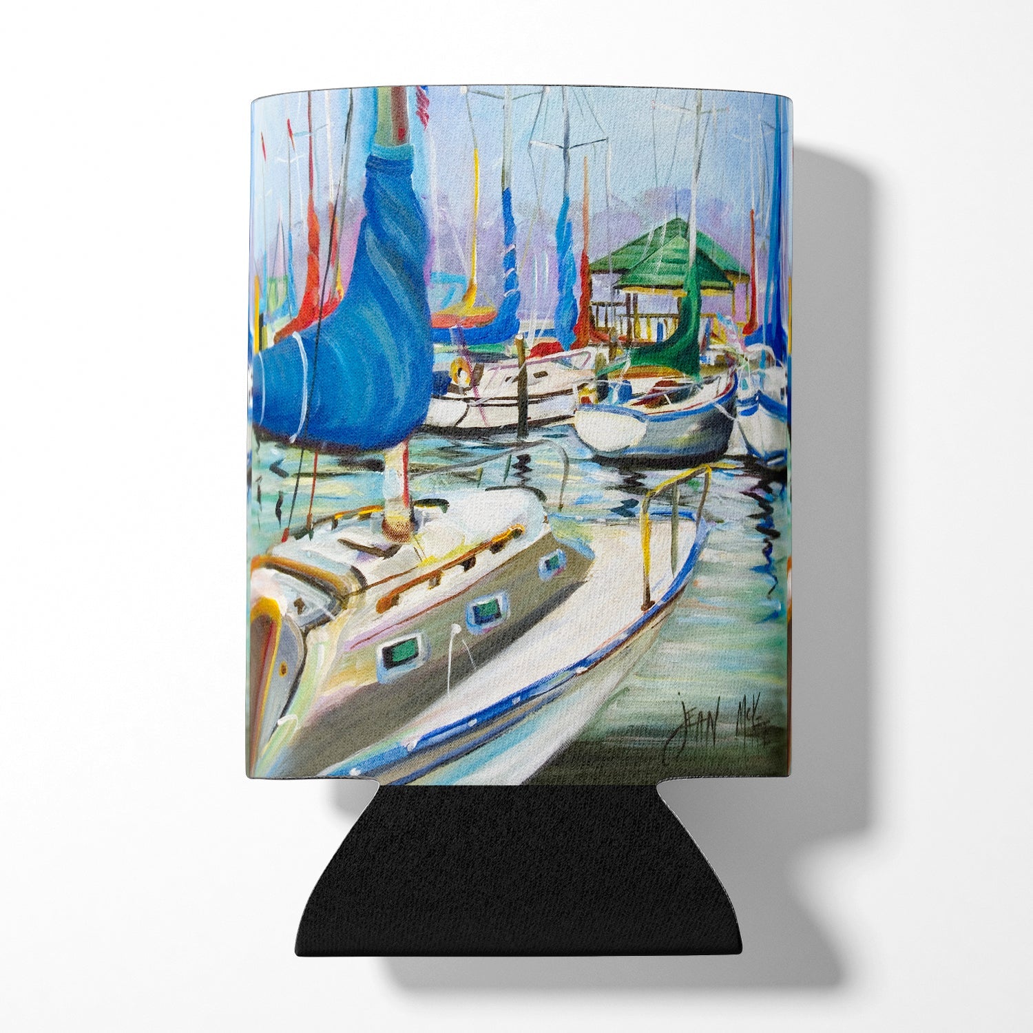 Day break Sailboats Can or Bottle Hugger Cooler Sleeve for Standard 12 oz Cans, Insulated Foam Beer & Soda Can Hugger Reusable