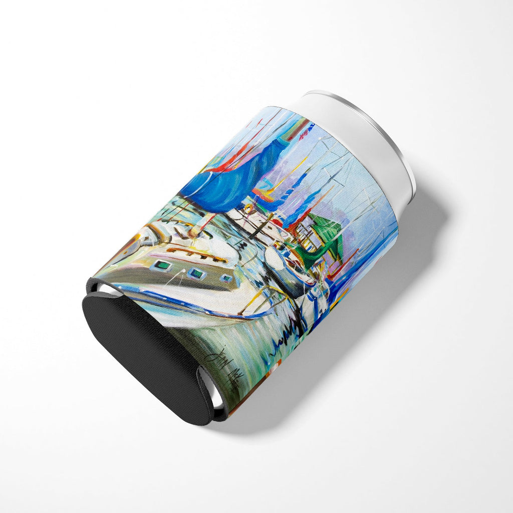 Day break Sailboats Can or Bottle Hugger Cooler Sleeve for Standard 12 oz Cans, Insulated Foam Beer & Soda Can Hugger Reusable