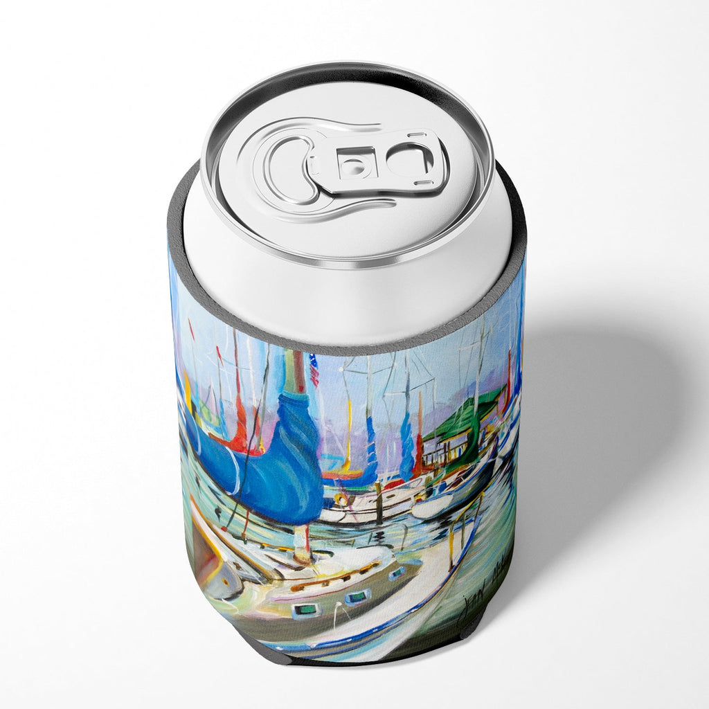 Day break Sailboats Can or Bottle Hugger Cooler Sleeve for Standard 12 oz Cans, Insulated Foam Beer & Soda Can Hugger Reusable