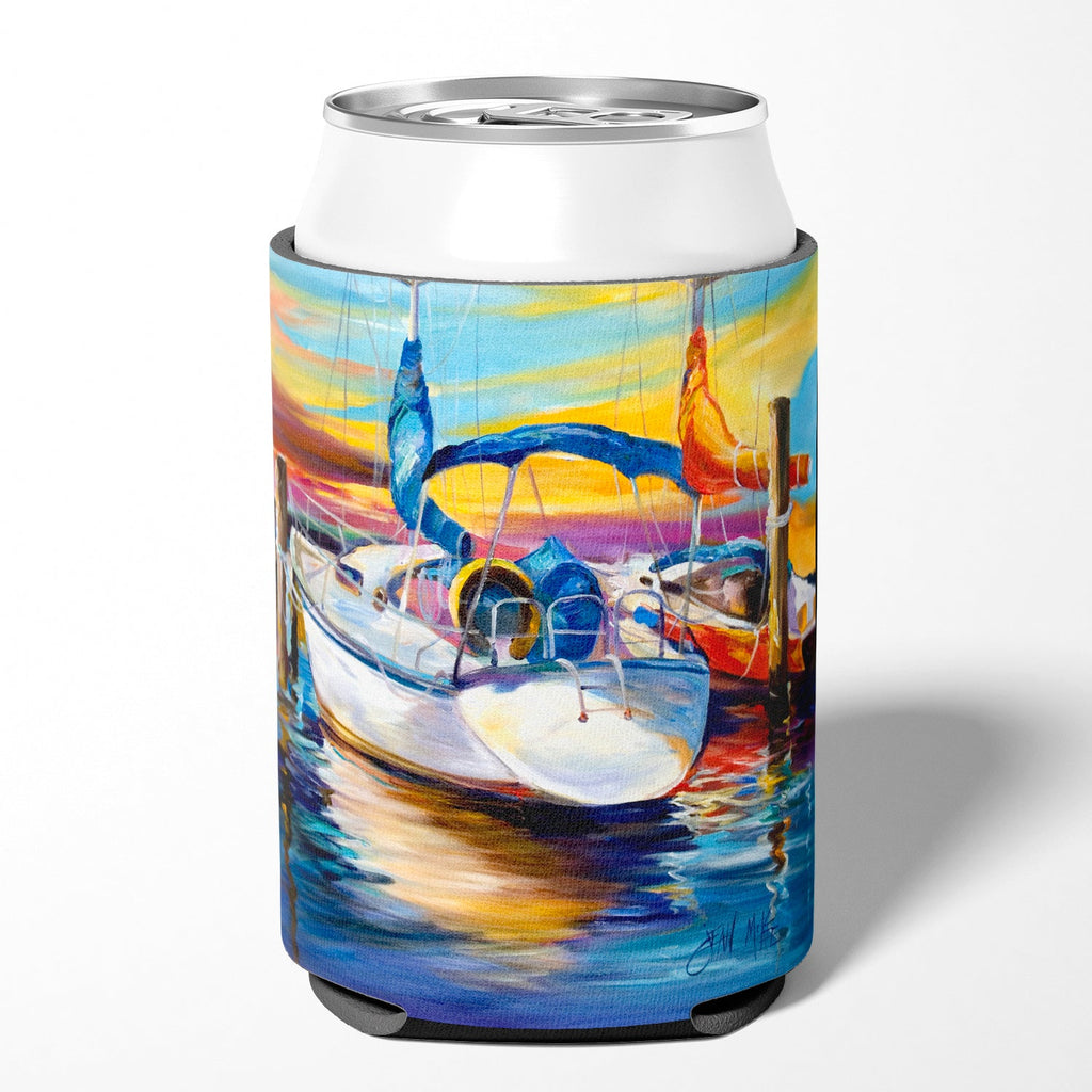Symmetry again Sailboats Can or Bottle Hugger Cooler Sleeve for Standard 12 oz Cans, Insulated Foam Beer & Soda Can Hugger Reusable