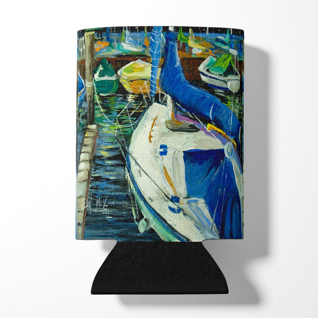 Sailboats Can or Bottle Hugger Cooler Sleeve for Standard 12 oz Cans, Insulated Foam Beer & Soda Can Hugger Reusable