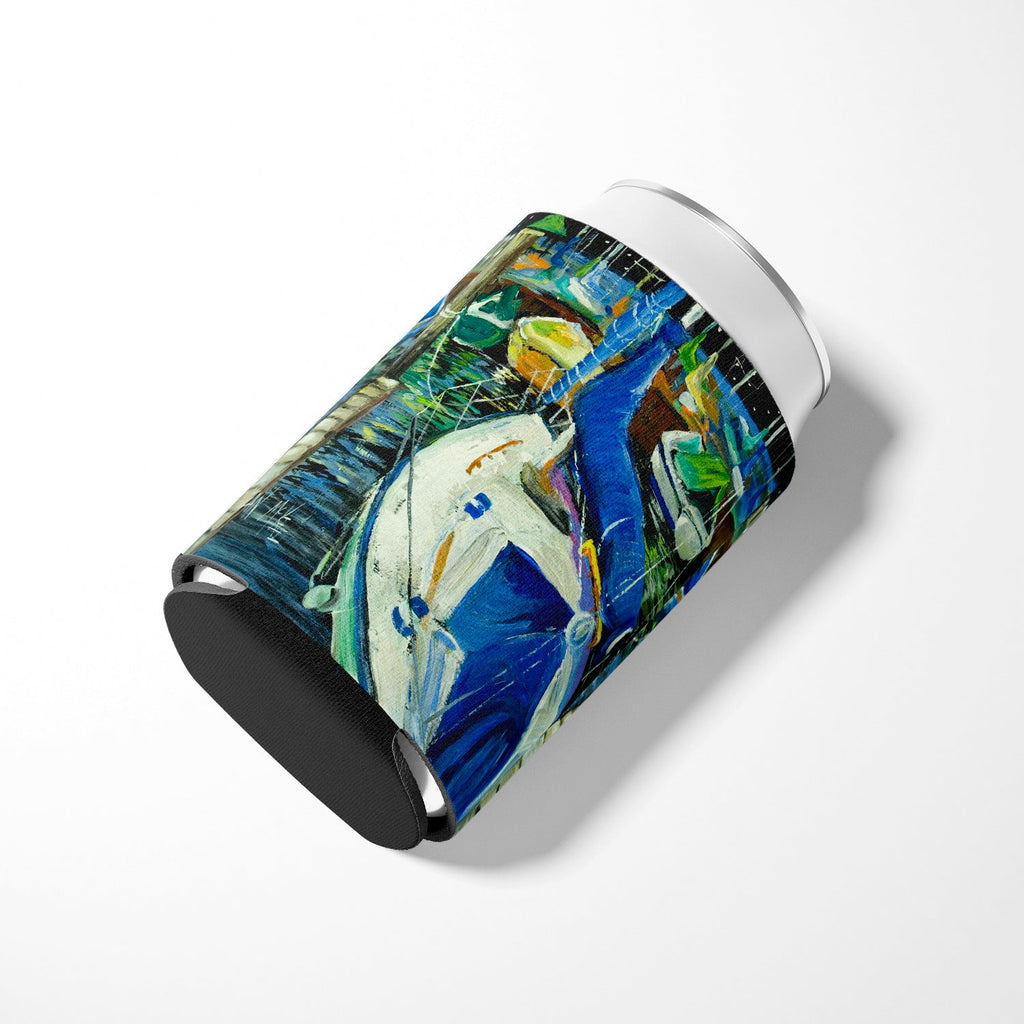 Sailboats Can or Bottle Hugger Cooler Sleeve for Standard 12 oz Cans, Insulated Foam Beer & Soda Can Hugger Reusable