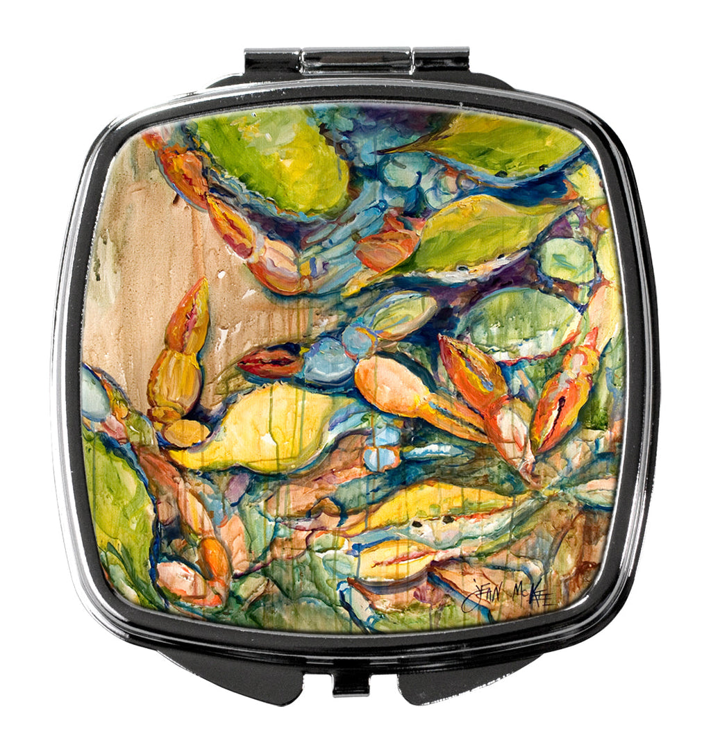 Jubilee Crabs Compact Mirror Decorative Travel Makeup Mirror for Women Girls Gifts Pocket Makeup Mirror Folding Handheld