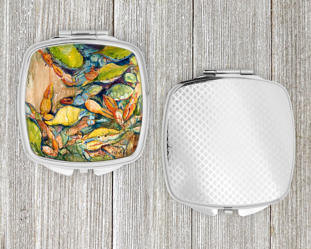 Jubilee Crabs Compact Mirror Decorative Travel Makeup Mirror for Women Girls Gifts Pocket Makeup Mirror Folding Handheld