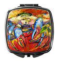 Red Crab Compact Mirror Decorative Travel Makeup Mirror for Women Girls Gifts Pocket Makeup Mirror Folding Handheld