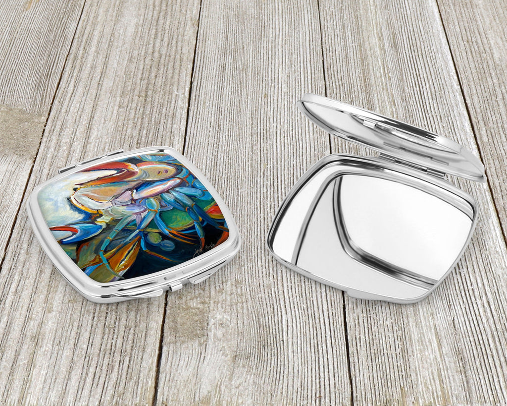 Belly Crab Compact Mirror Decorative Travel Makeup Mirror for Women Girls Gifts Pocket Makeup Mirror Folding Handheld
